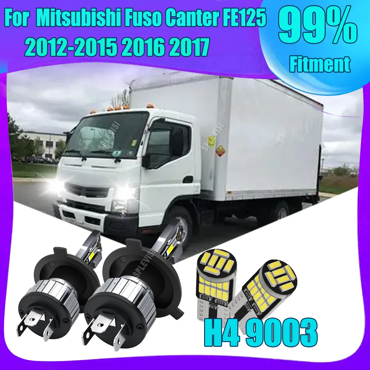 

H4 9003 LED Car Headlight 7500LM 6000K White Auto Front Bulb For Mitsubishi Fuso Canter FE125 2012 2013 2014 2015 2016 2017