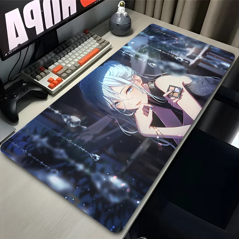 P-project Sekai Stage Nightcord Premium Gaming Mouse Pad Is Waterproof Non Slip And Durable Suitable For All Day Keyboard Use