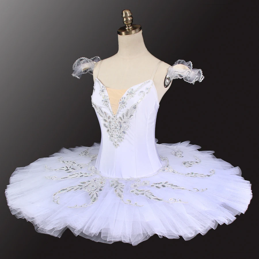 Professional Custom Size Girls Classical White Swan Lake Ballet Tutu Costumes