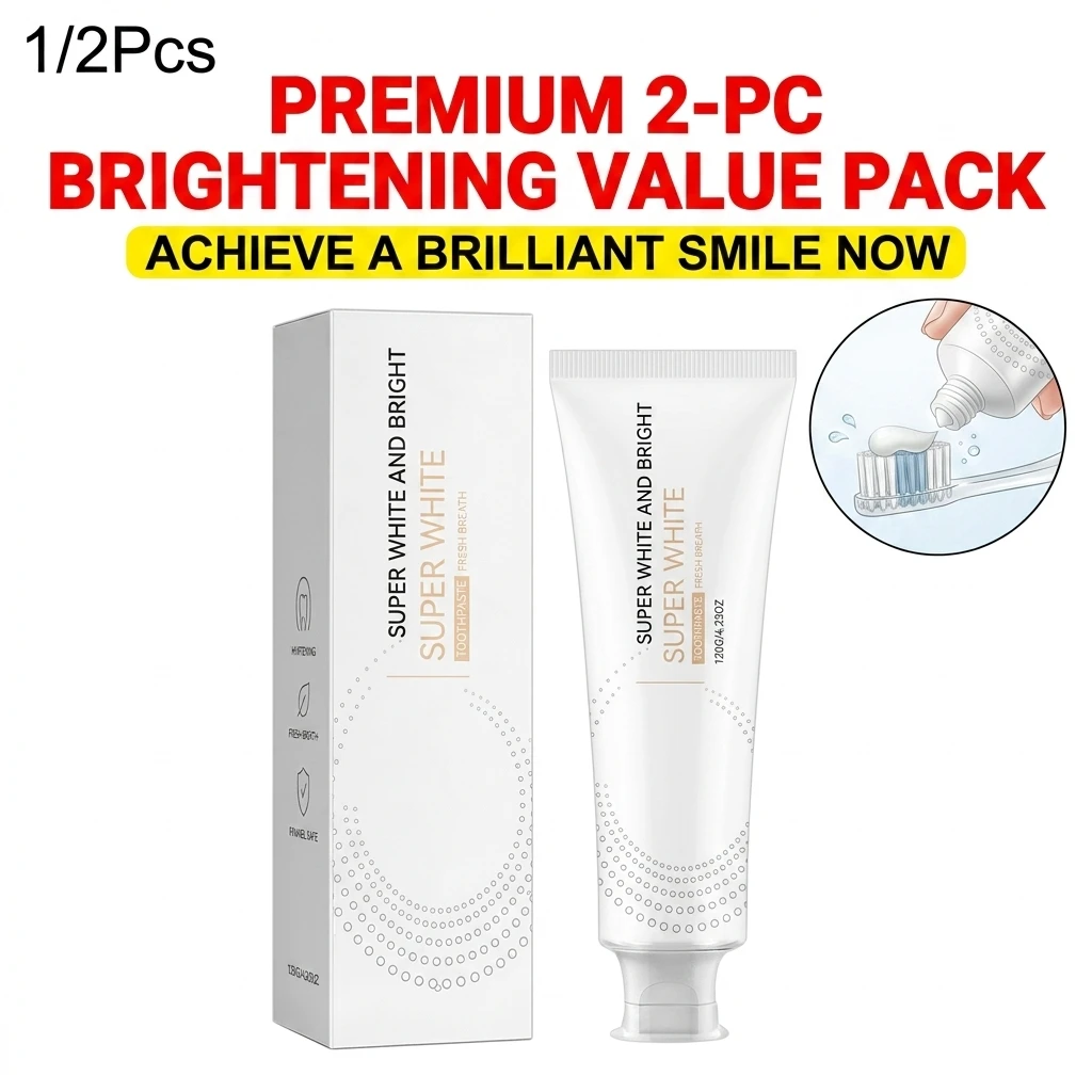 Fresh Breath Toothpaste Deep Cleans Surface Stains Removes Yellow Teeth Prevents Cavities Reduces Oral Odor Whitening Toothpaste