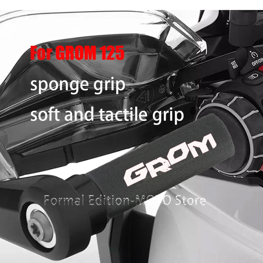 

For GROM 125 Sponge Grip Motorcycle Handlebar Grips Anti Vibration for GROM 125 Accessories