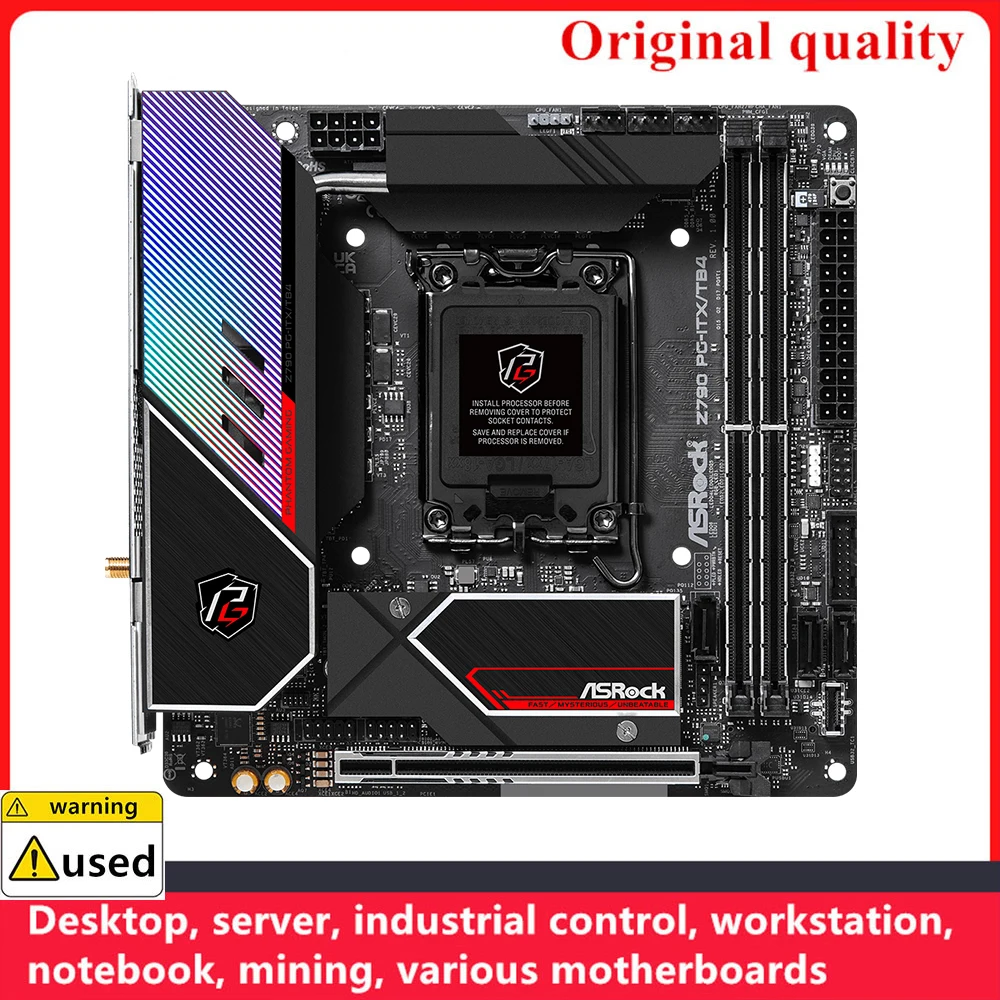 

Used For ASROCK Z790 PG-ITX/TB4 PG-ITX MINI Motherboards LGA 1700 DDR5 64G For Intel Z690 Desktop Mainboard M.2 NVME SATA III