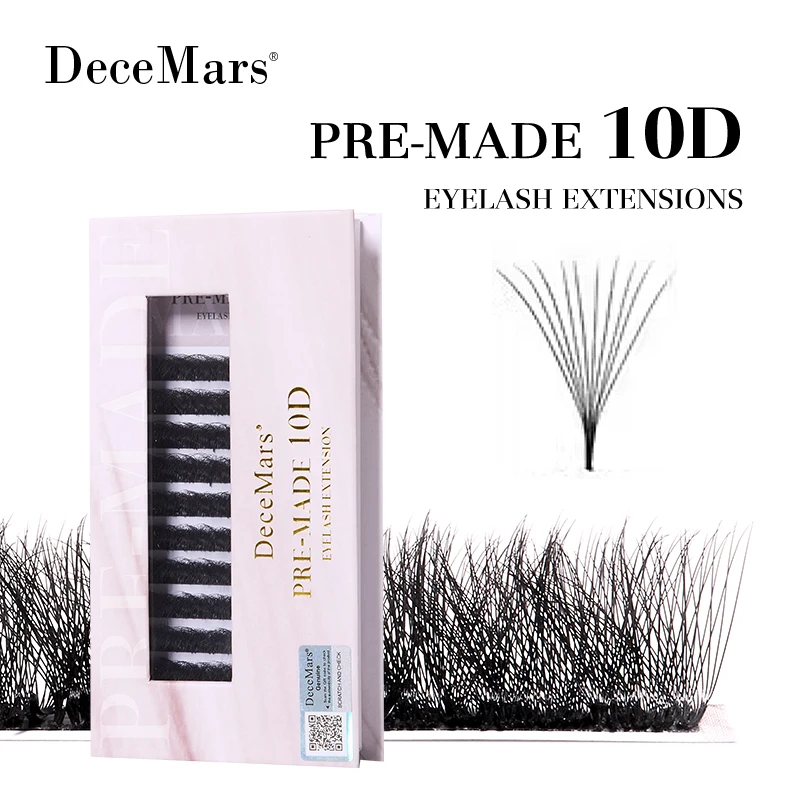 

Упаковочная коробка для накладных ресниц DeceMars Premade-10D W