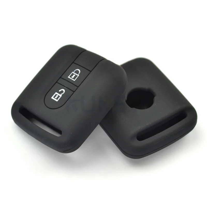 AX For Nissan Qashqai Micra Navara Almera Cabstar Note NV200 M20M Patrol Silicone Car Remote Key Fob Pocket Cover Case