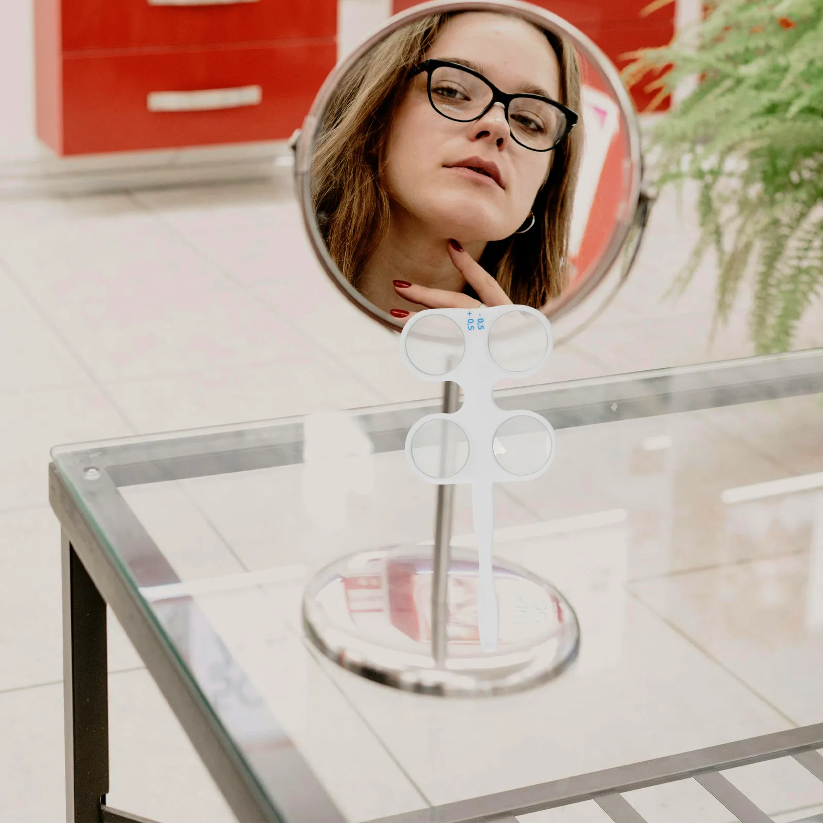 

Оптические линзы-флипперы для тренировки зрения, портативный оптометрический инструмент, линзы ±0.5, точное тестирование зрения, оптометрические флипперы