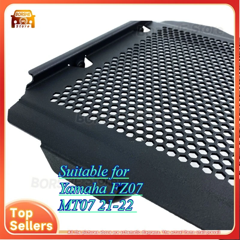 

Suitable for Yamaha FZ07 MT07 21-22 Radiator Guard Mesh Cover for Motorcycle Water Tank Protection