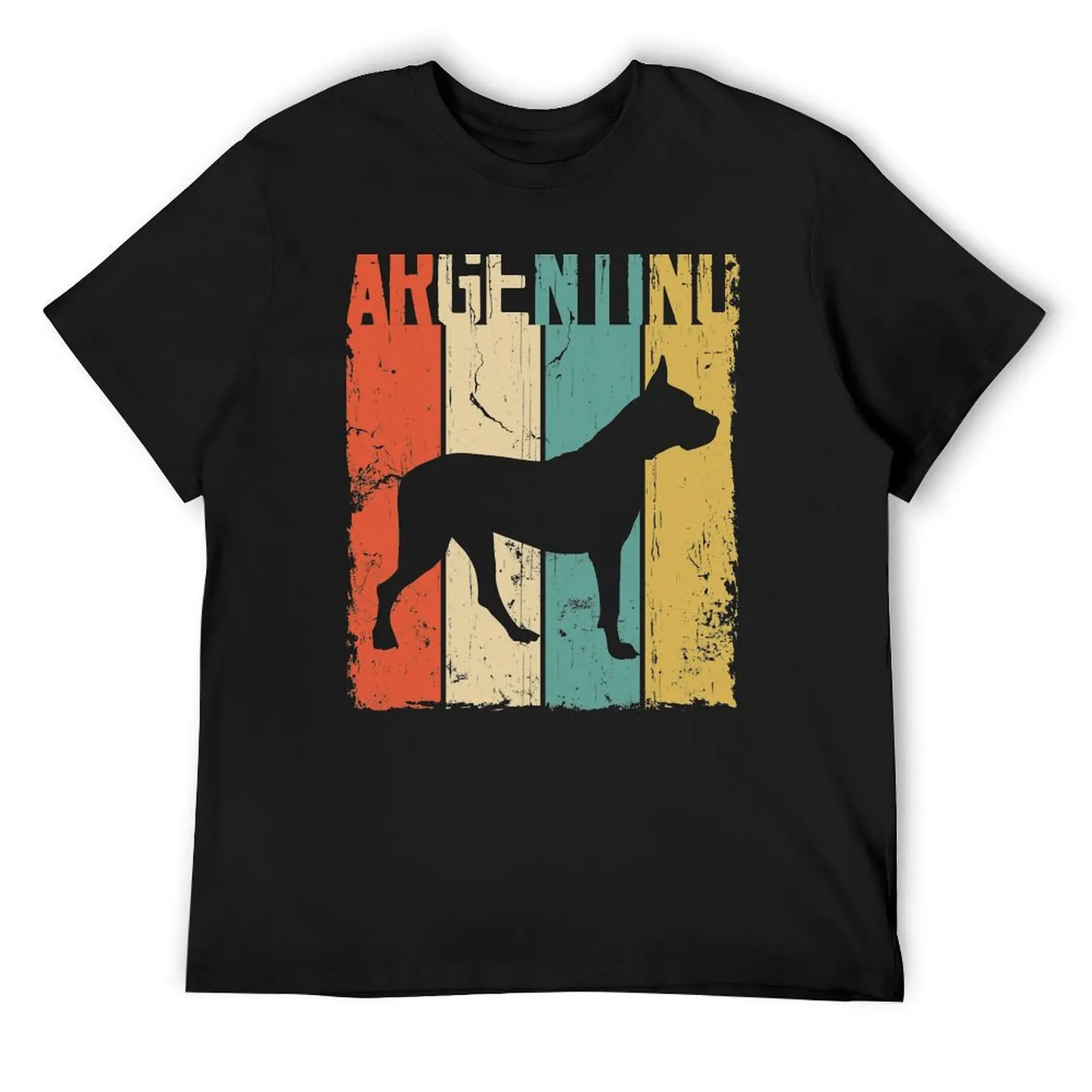 

Dogo Argentino Dog Vintage Retro Style T-Shirt summer tops quick drying T-shirts man mens graphic t-shirts funny