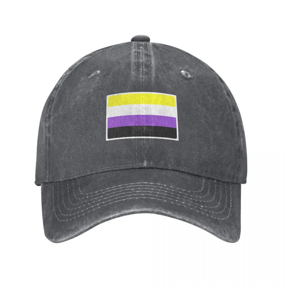 Non-Binary Flag Baseball Cap derby hat Hat Baseball Cap Golf Cap For Man Women's