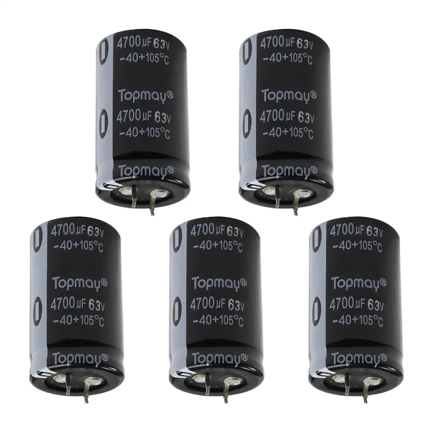 5x Electrolytic Capacitor 4700UF X 63V 105 ° Kit C/5 Pieces