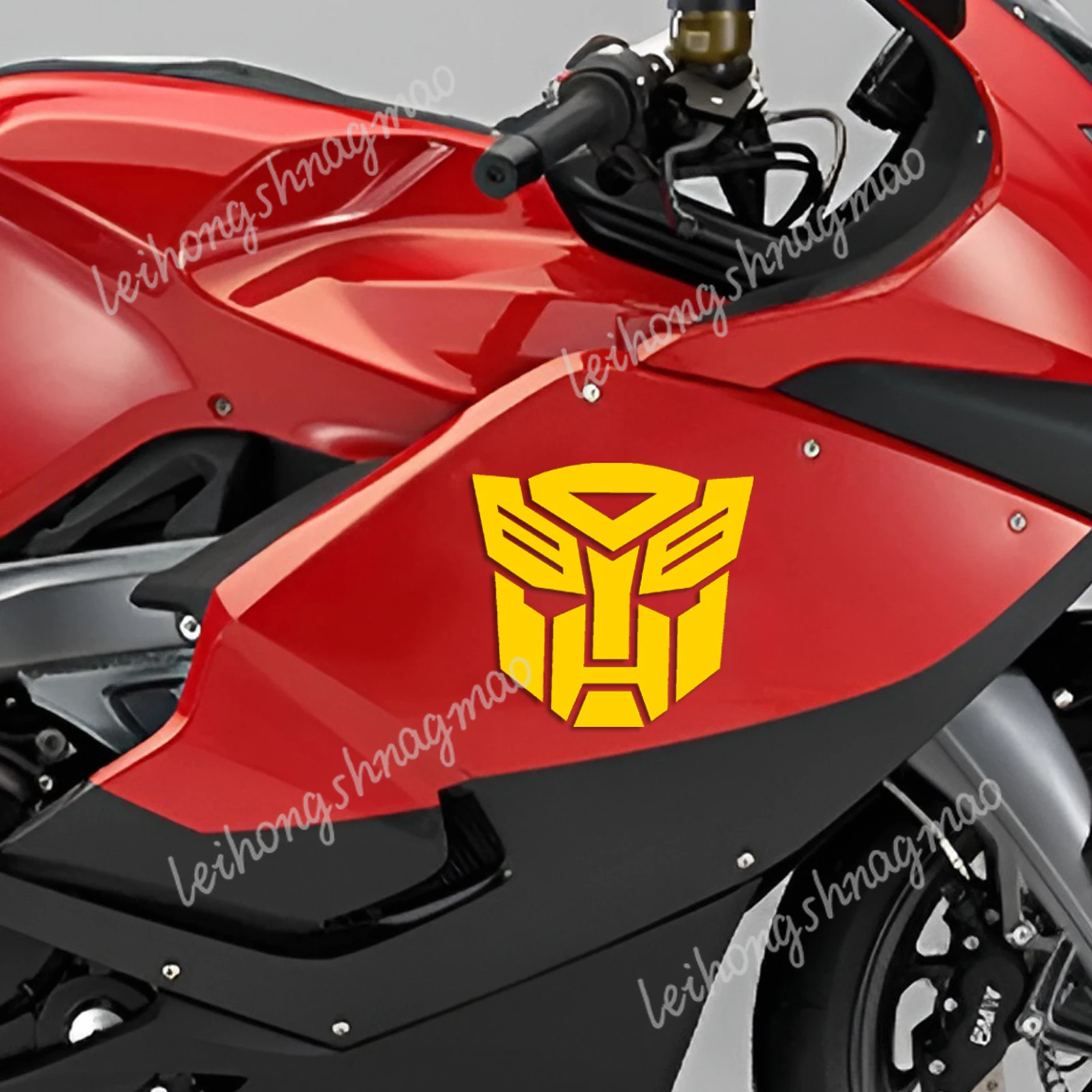 Whl # المحولات ملصق سيارة ملصق النمذجة عاكس سيارة الزجاج الأمامي الخلفي دراجة نارية محمول الديكور