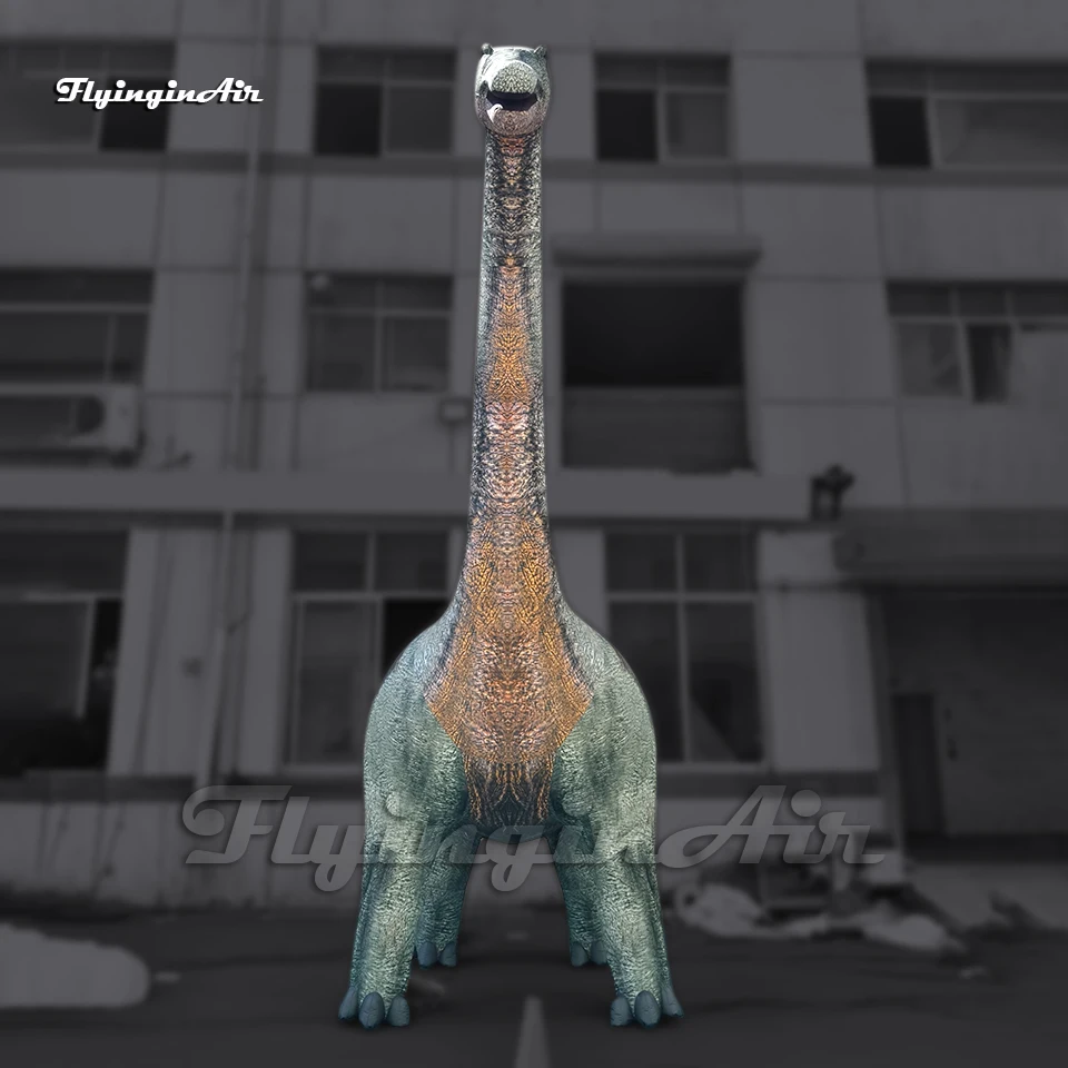 6m/10m Large Inflatable Brachiosaurus Air Blow Up Jurassic Park Dinosaur Balloon With Long Neck For Park Decoration