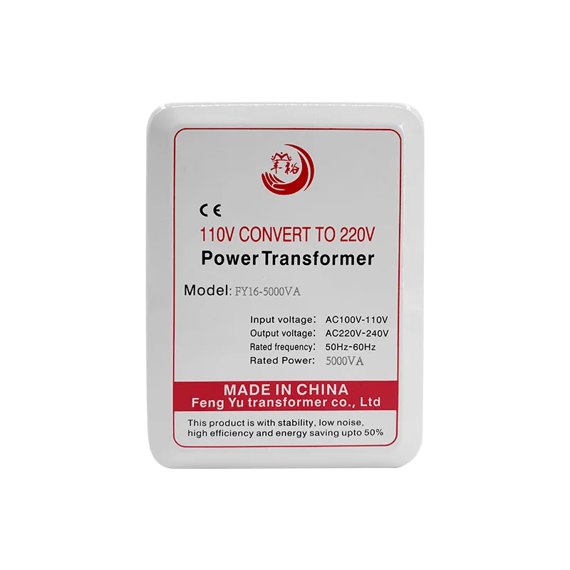 

Made in China cheap price 50-60Hz 110v convert to 220v step up power transformer electric for home appliance 5000VA