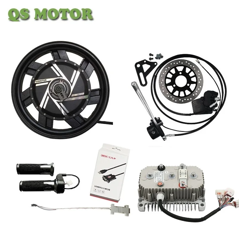 

QS273 3000W 72V V3 17inch Electric Motorcycle QSMotor Conversion Kit