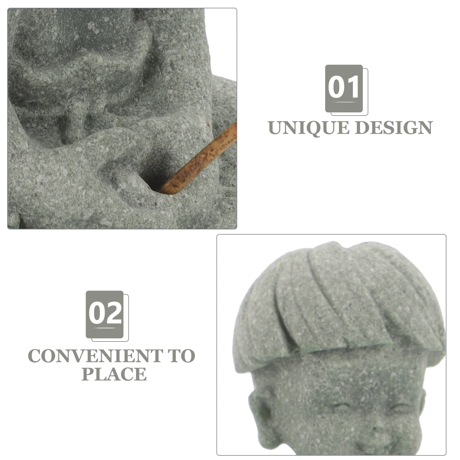 

Delicate Fisherman Statue Adornment Aquarium Supplies Mini Garden Decor Lifelike Immersive Experience Versatile Use Settings