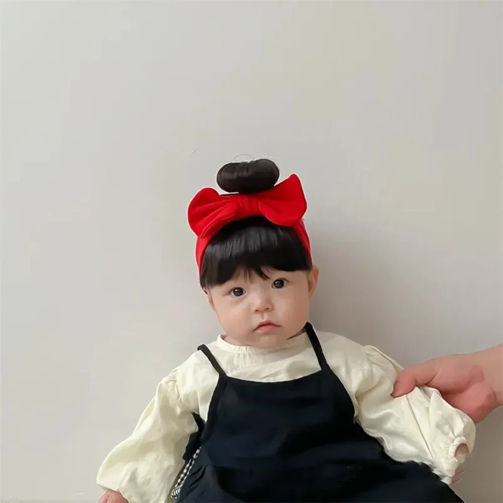 

Cute Bow Hair Accessories New Year Cosplay Headbands Christmas Hairpiece Children