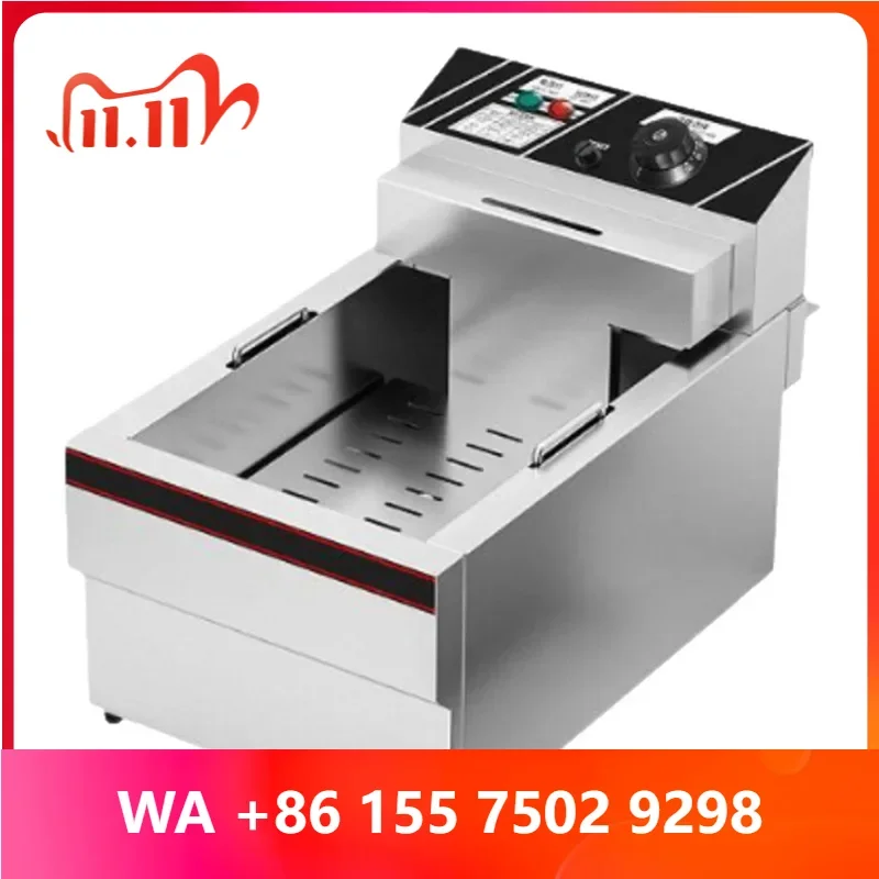 Automatic Lift-Type Fryer, Double-Tank Fryer, for Fried Chicken/French Fries, 4.5 Cooking Equipment, Food Prossing