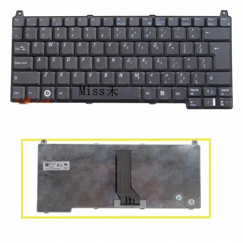 Teclado H+SSEA Novo, Preto, para Dell Vostro 1310 1320 1510 1520 2510