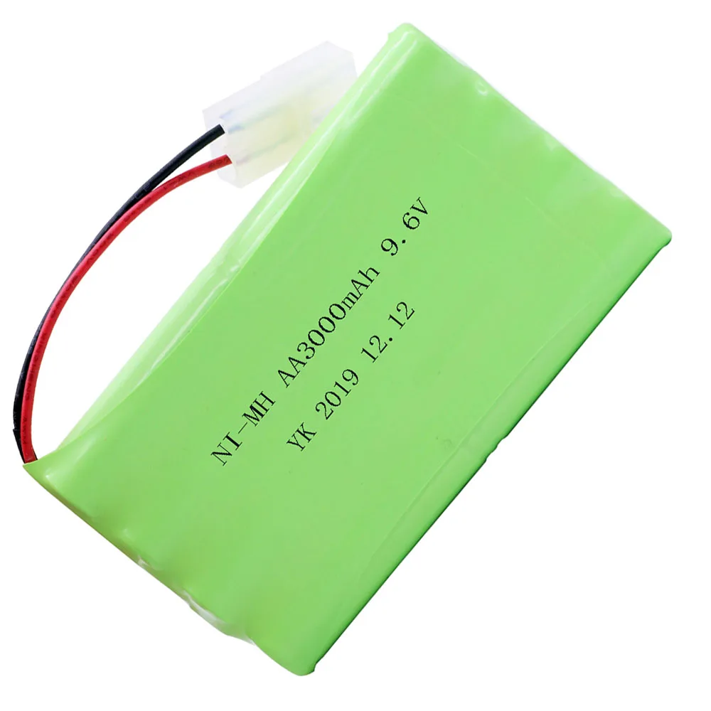 9.6V NI-MH 3000mAh battery Plug battery Multiple plugs 3000 mah nimh AA battery for rc car toy tools accessory H type