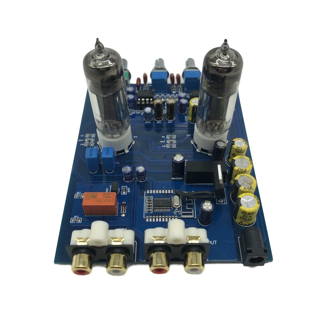 Amplificador Bluetooth Tube Preamplifier Fever Hifi 6J5 Bile Vacuum Tube Preamp JRC5532 Pre Amplifier Tone Control Board