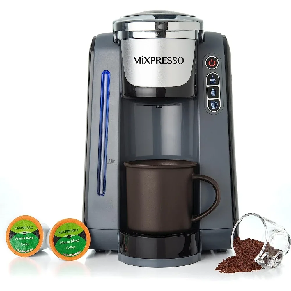 K-Cup Pods | Removable 45oz Water Tank | Quick Brewing with Auto Shut-Off | Rapid Brew Technology (Dark/Gray)