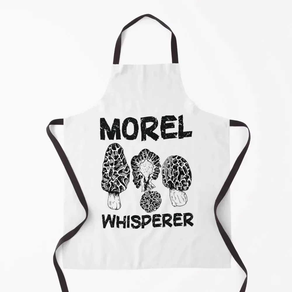 Morel Whisperer mushroom gifts,Morel Mushroom Gifts Apron christmas decoration home women Waiter Uniforms Apron