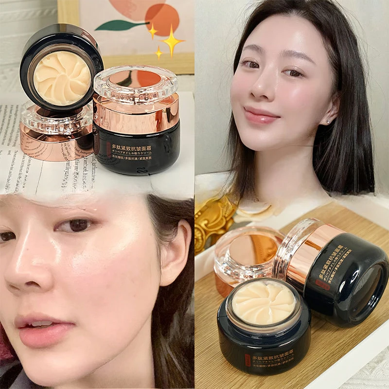 Polypeptide Anti-Wrinkle Firming Face Cream Deep Hydration Brighten Dull Skin  Minimize Fine Lines Moisturizing Day Night Cream