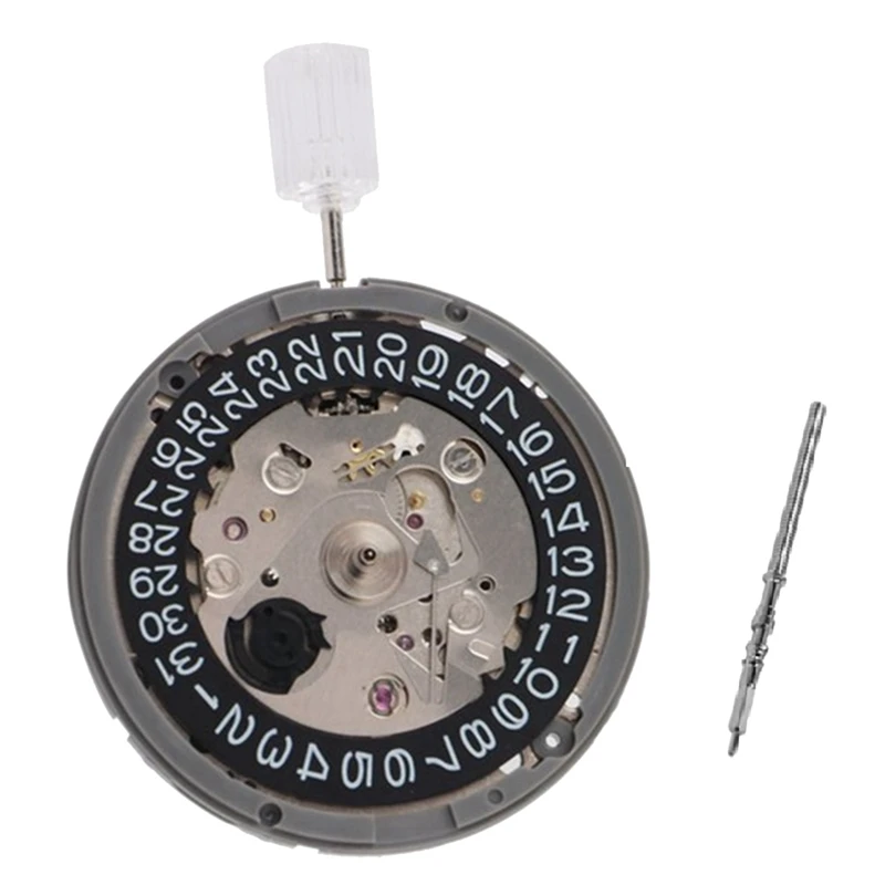 

1Set NH35 NH35A Movement High Accuracy Date At 3 Datewheel 24 Jewels Automatic Self-Winding Replacement