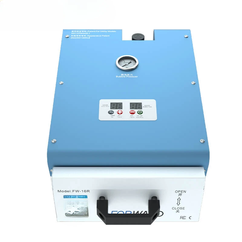 Mobile Phone LCD OLED Edge Screen OCA Film Air Bubble Removing Machine t Screen Repair Defoaming Processing