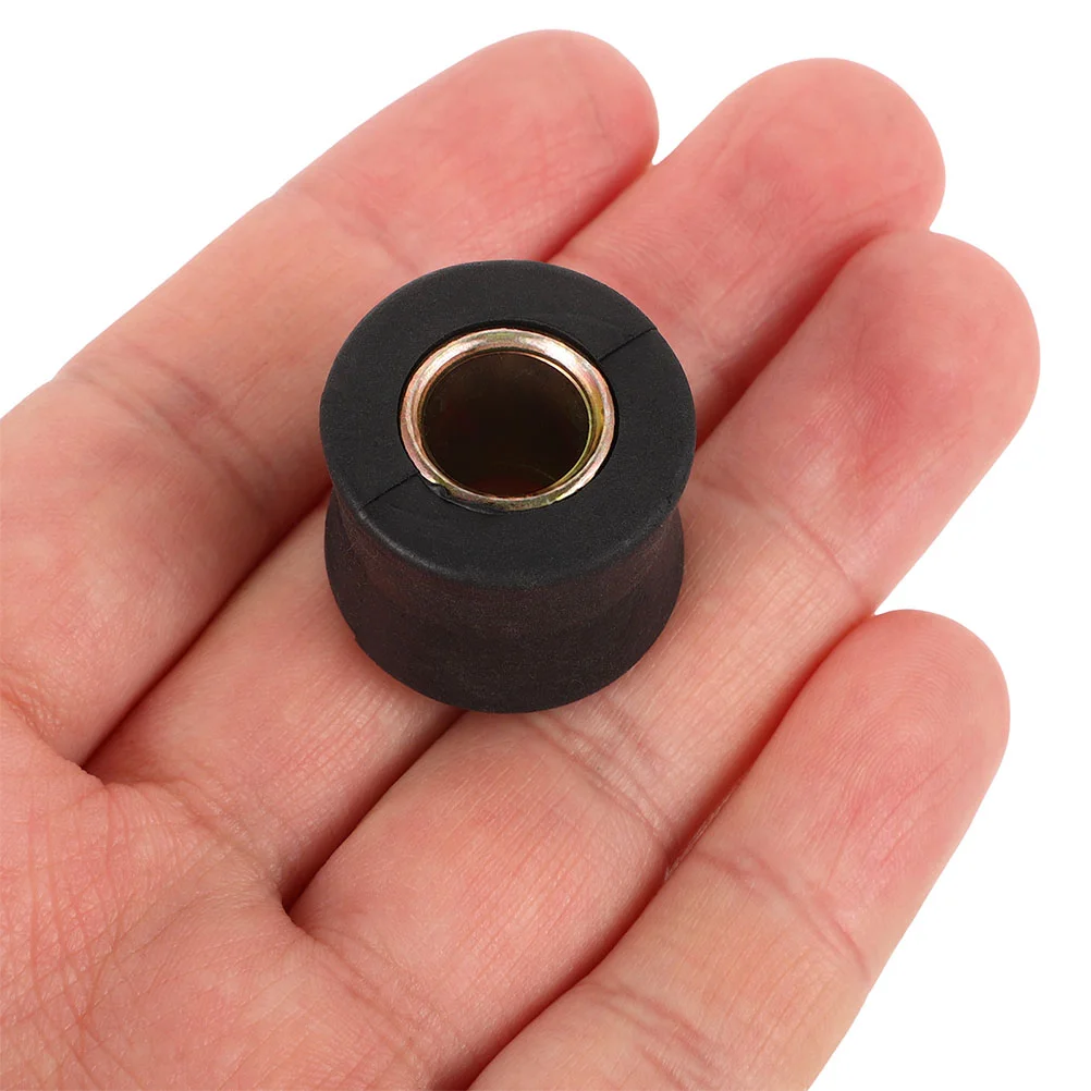 8 Pcs Motor Bike Shock Absorber Bushing Rubber Universal Absorbers Ring Motorcycle Shocks Dirt Black Motorbike Absorption Rings