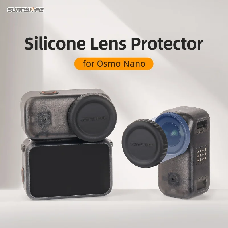 Camera Lens Dust Cover for DJI Osmo Nano Non Slip Silicone Dust-proof Protective Cover Case Cap for Osmo Nano Camera Accessories