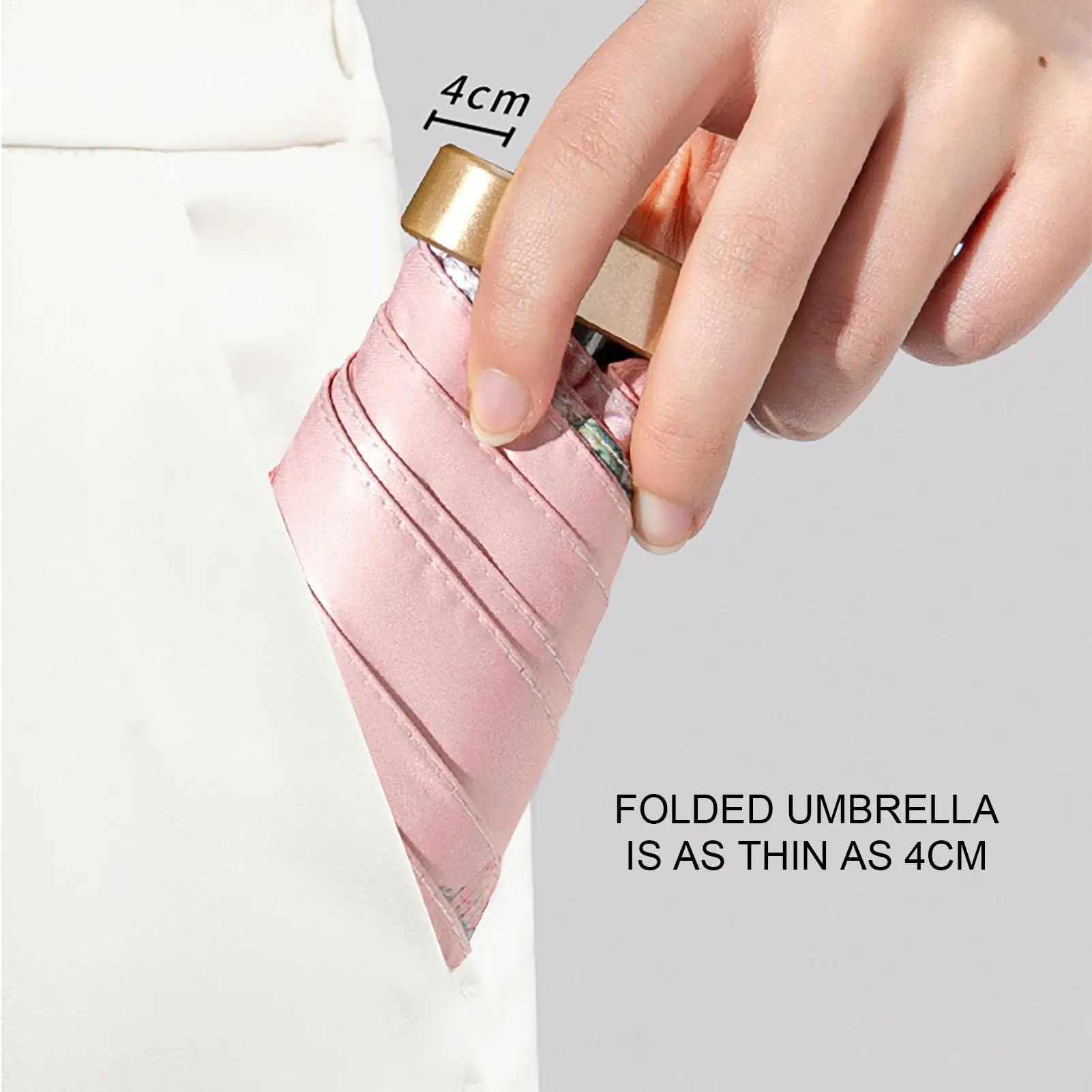 

Зонт от солнца с цветочным узором, портативный УФ-зонтик, легкий, водонепроницаемый, уличные принадлежности для путешествий, повседневной фотографии