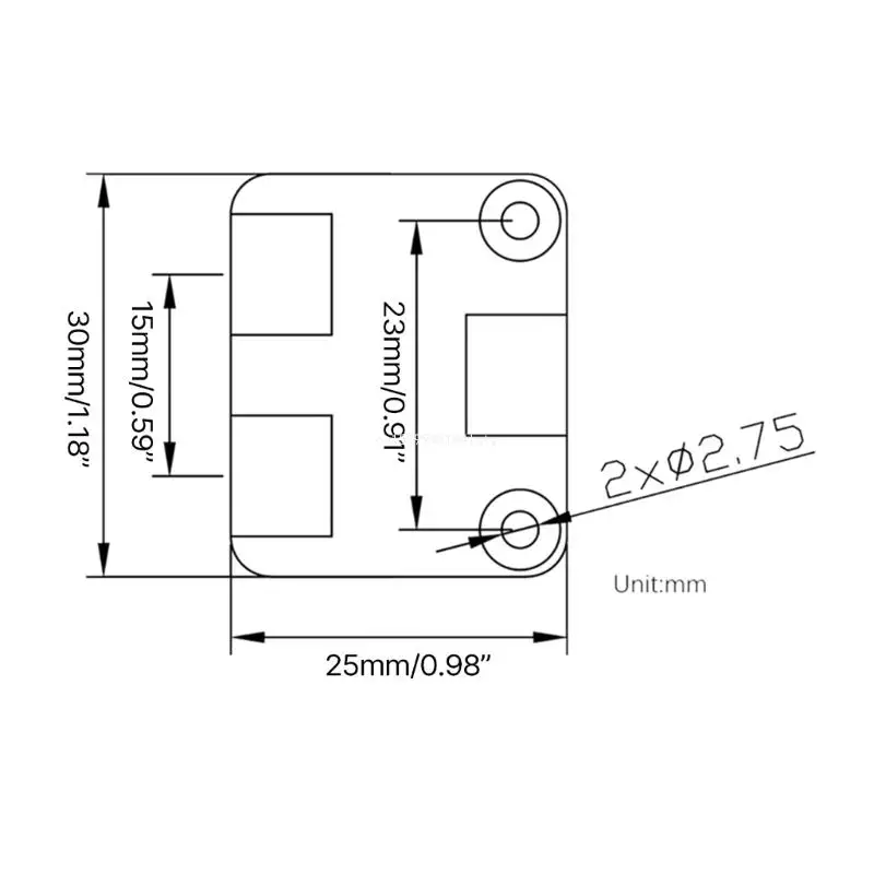Divisor corriente/USB fácil usar y transportar para placa desarrollo RPI BliKVM PiKVM Dropship