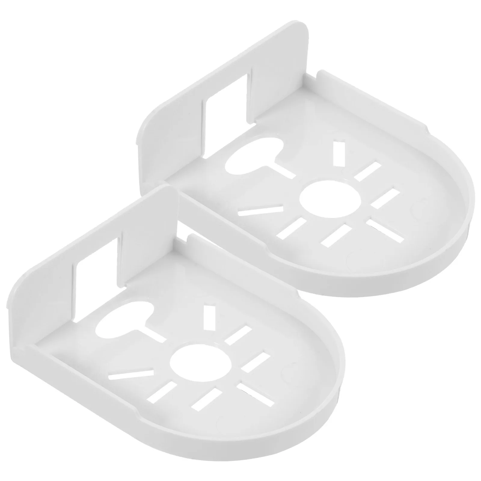 

2pcs Camera Bracket Acrylic Wall Mount Shelf for Security Monitor Small Floating Shelves No Drill Storage Speaker Holder Bath