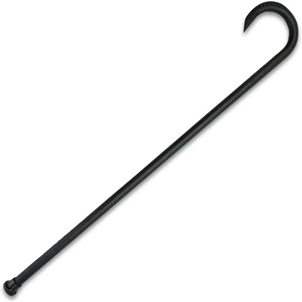 

Регулируемая трость из стекловолокна и нейлона с классической изогнутой ручкой и резиновым наконечником, высота 39 дюймов