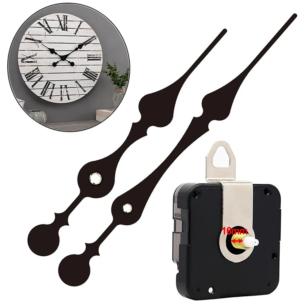 Craft Clock Movement DIY Clock Hands Accurate Timekeeping Battery Operated Movement For Decorative Clock Projects