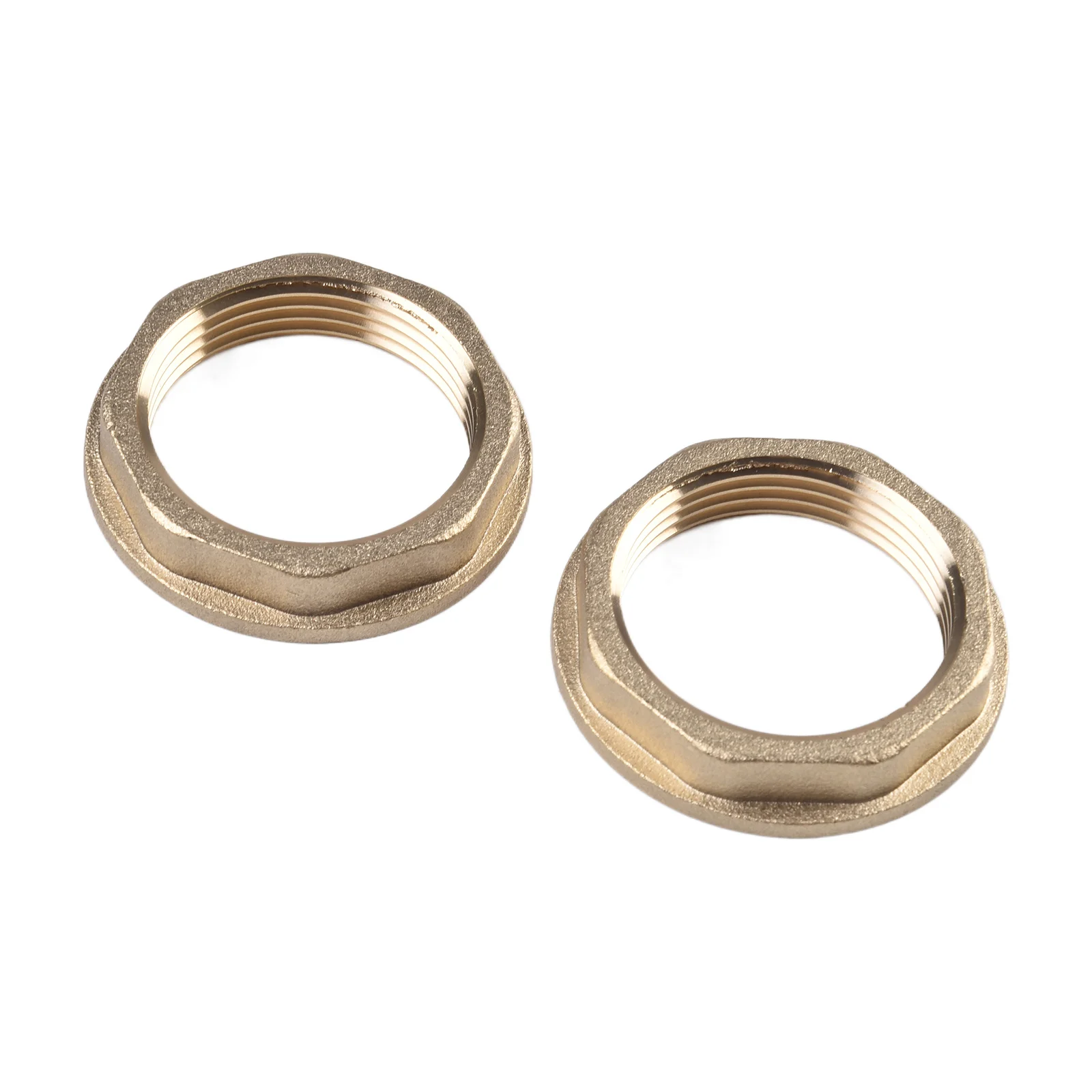 1-1 4 for bsp Brass Back-nut Copper Cap 2pc for bsp Male Thread Ring Nut Water Tank Accessories To Lock And Cap