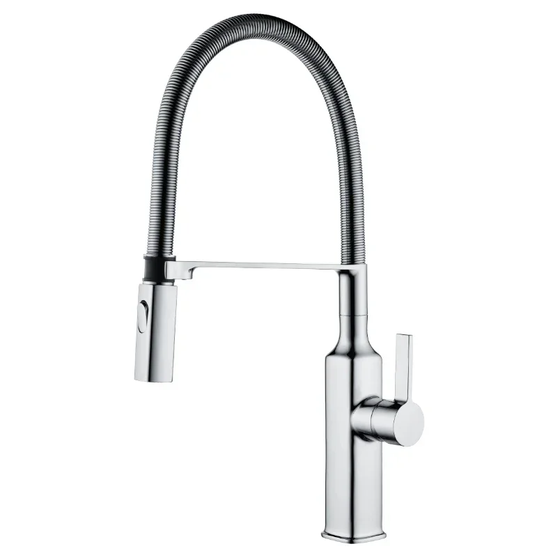 High-quality upc pull out kitchen faucet deck mounted commercial faucet for kitchen sink