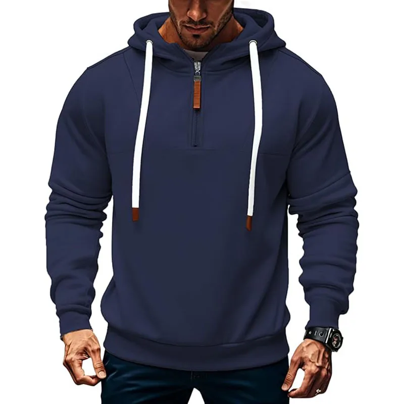 الرجال النشطة هوديس بلوزات مبطنة بالصوف