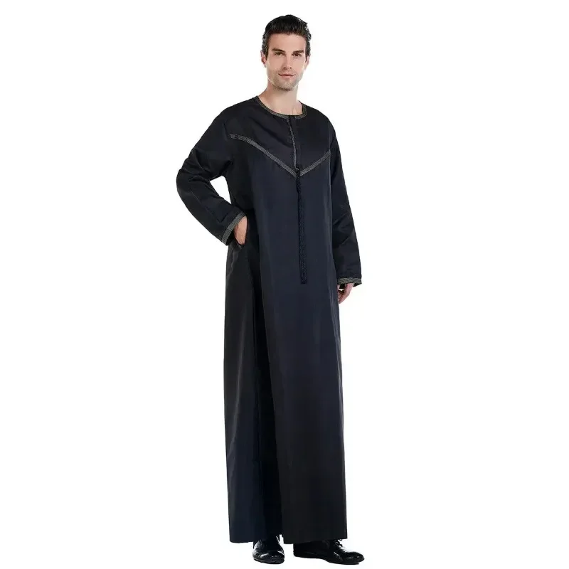 Abaya-Vêtements musulmans pour hommes, robes islamiques, caftan du Pakistan, stérilie saoudite, jubba, thobe marocain, dubaï, moyen-orient