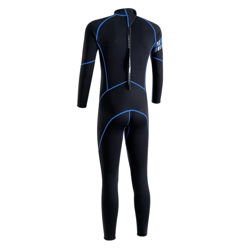 Wetsuit male 3MM warm sunscreen winter swimsuit cold wet surfing suit snorkeling one-piece wetsuit female