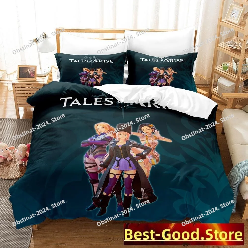 Tales Of Arise Bedding Set Single Twin Full Queen King Size Bed Set Adult Kid Bedroom Duvetcover Sets Anime Parure De Lit Bed - view 5