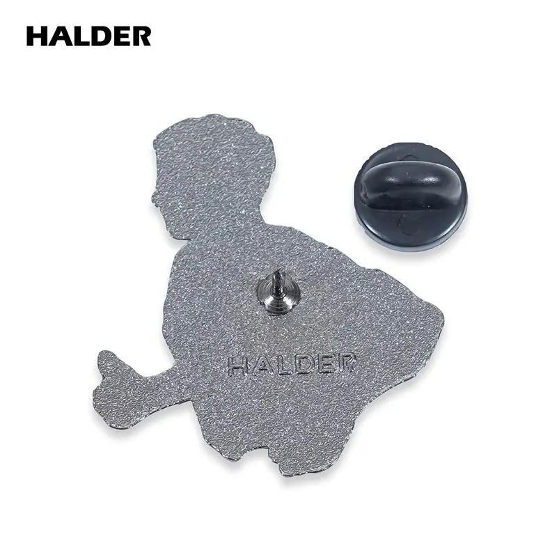 HALDER Phillip Peters PE Representative Lesson Famous Person Running Enamel Brooch Lapel Pin Backpack Costume Canvas Bag Badge