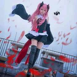 Krul Tepes Cosplay Costume Anime Seraph of The End Owari No Seraph Krul Tepes Cosplay Witch Vampire Dress Halloween Clothes