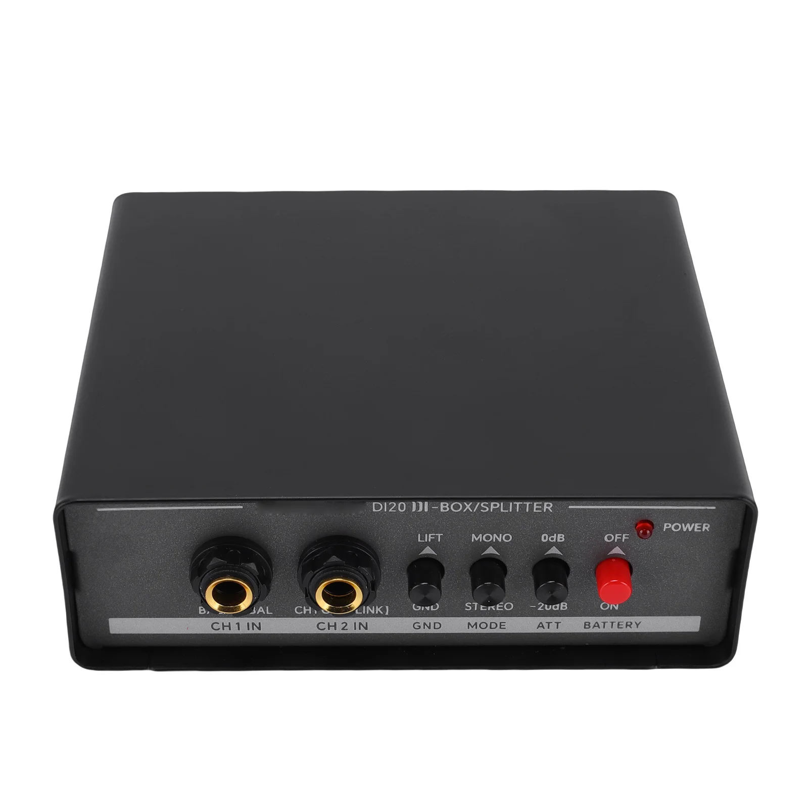 DI Box Splitter DI Box Distributor Splitter Professional Active Multi Functional Signal Effect Device Dual Channel Balanced