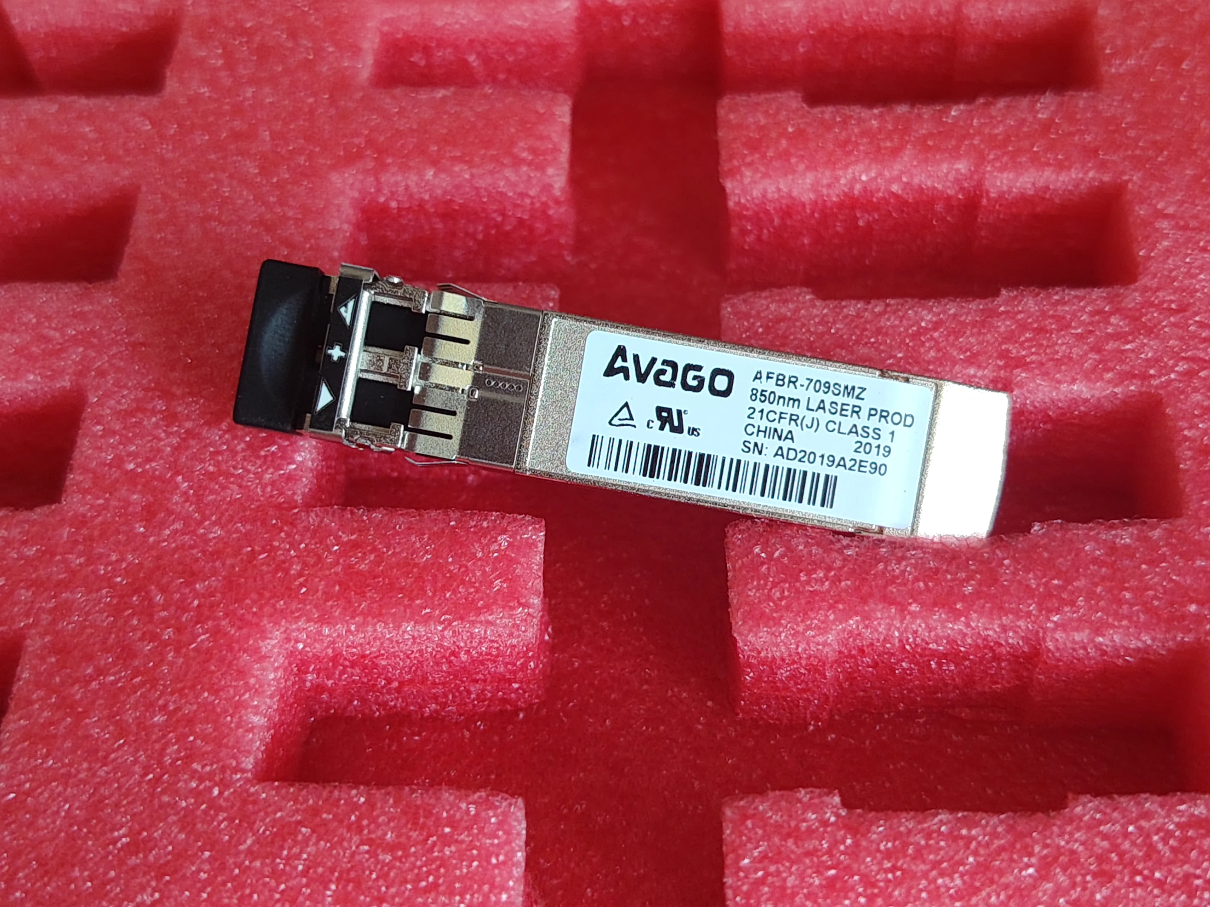 

AVAGO 10gb SFP SC AFBR-709SMZ 10G 850nm lc-lc sfp switch 10G Network adapter Switch Optical fiber module