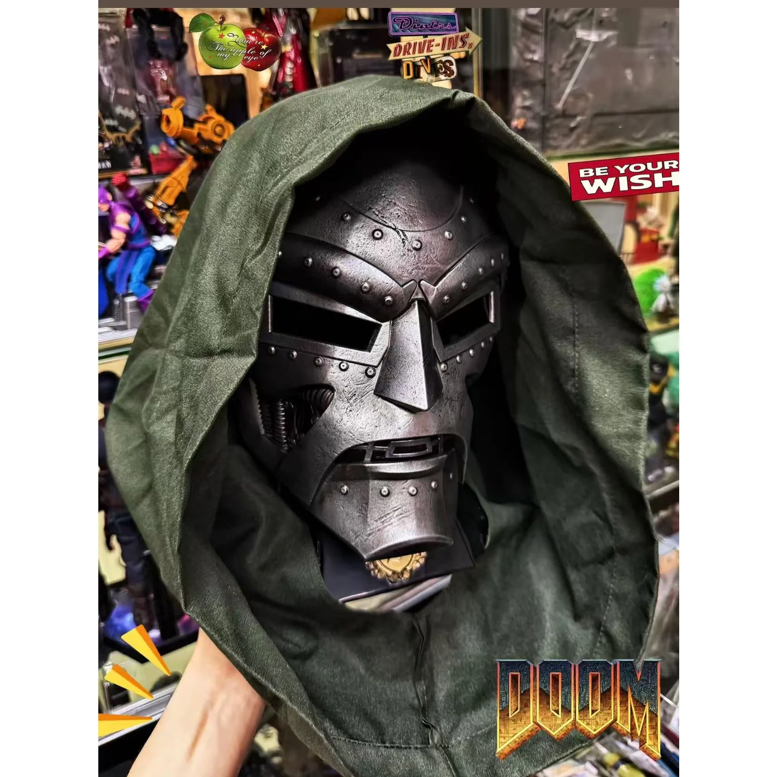 Original Hasbro Marvel Legends Series The Avengers Doom Day Doctor Doom Premium Helmet Action Figures Toys Collection For Adult