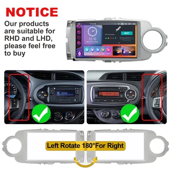 SEPTON Android Car Stereo For Toyota Yaris LHD RHD 2012-2017 Player Car Radio System QLED GPS Multimedia Carplay 4G 8 Core 8+256G