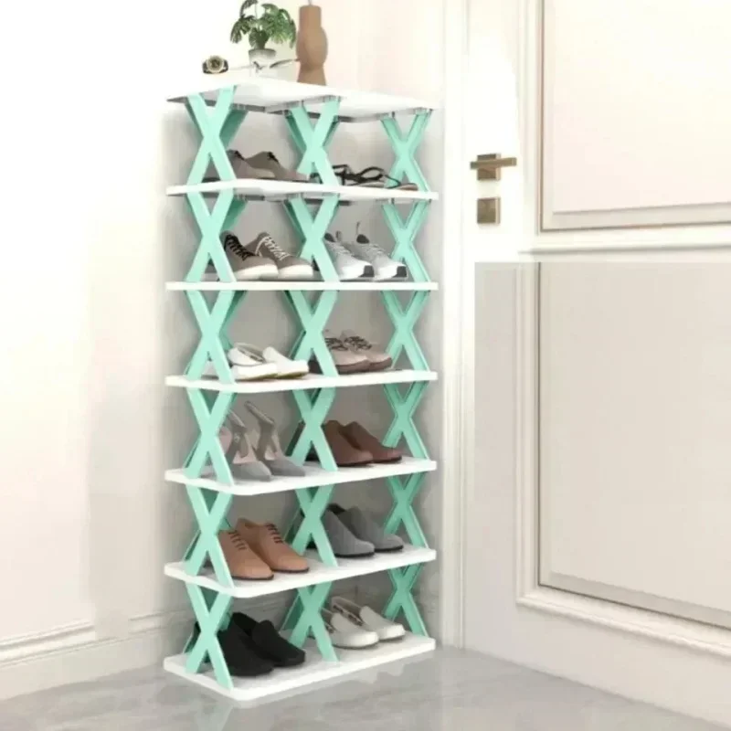 Nuovi scaffali per scarpe Organizer per riporre le scarpe scarpiera staccabile salva la famiglia scaffale per la casa multistrato semplice scaffale