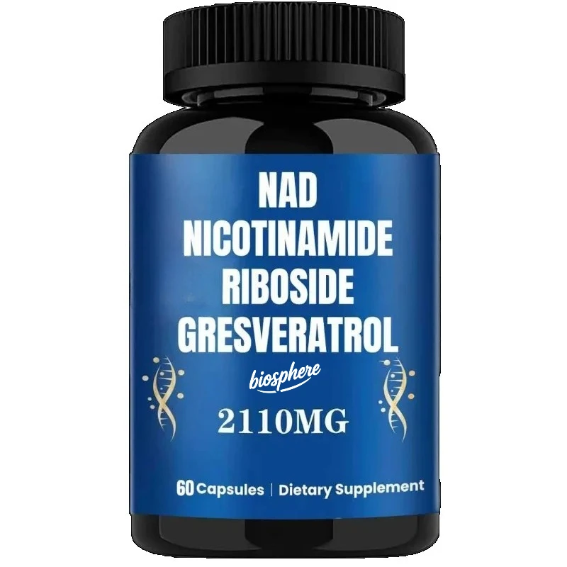 

Liposomal NAD+nicotinamide nucleoside containing Resveratrol and Quercetin - Supporting Cell Energy 60 capsules