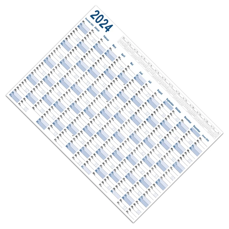K1AA 2024 年間プランナー カレンダー 2024 通年プランナー カレンダー 2023 年 1 月から 2025 年 12 月まで、74x52cm ホームオーガナイザー プランナー